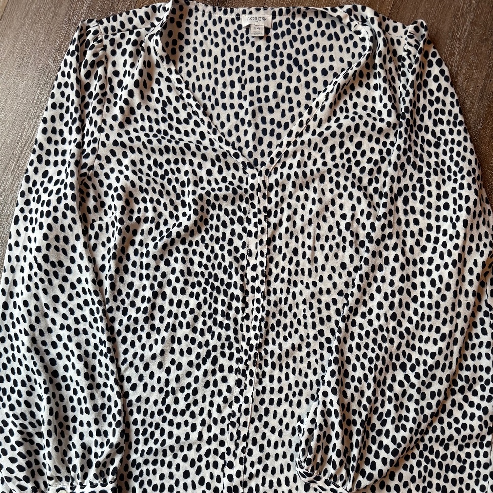 J. Crew Factory V-neck Blouse
